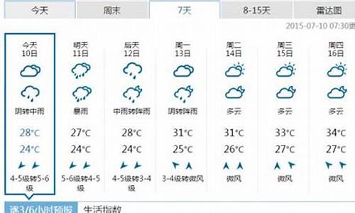 上海最新一周天气预报_上诲一周天气预报