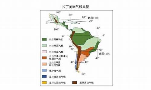 拉丁美洲的气候类型_拉丁美洲气候类型分布图高清