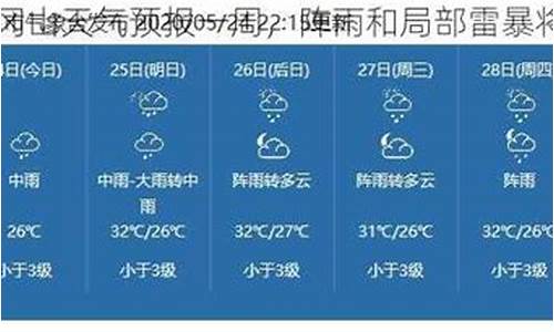 井冈山市天气预报一周 7天_井冈山市天气预报一周